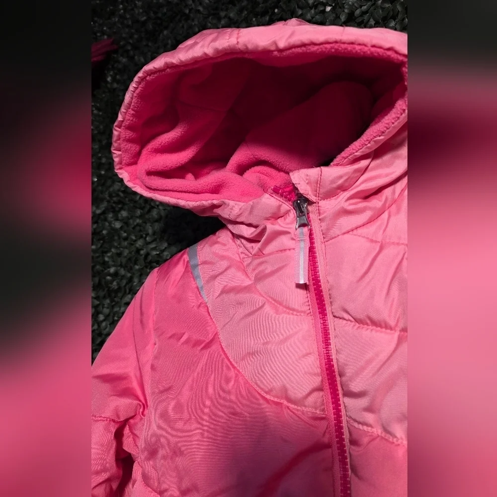 Kids Pink Hooded Jacket